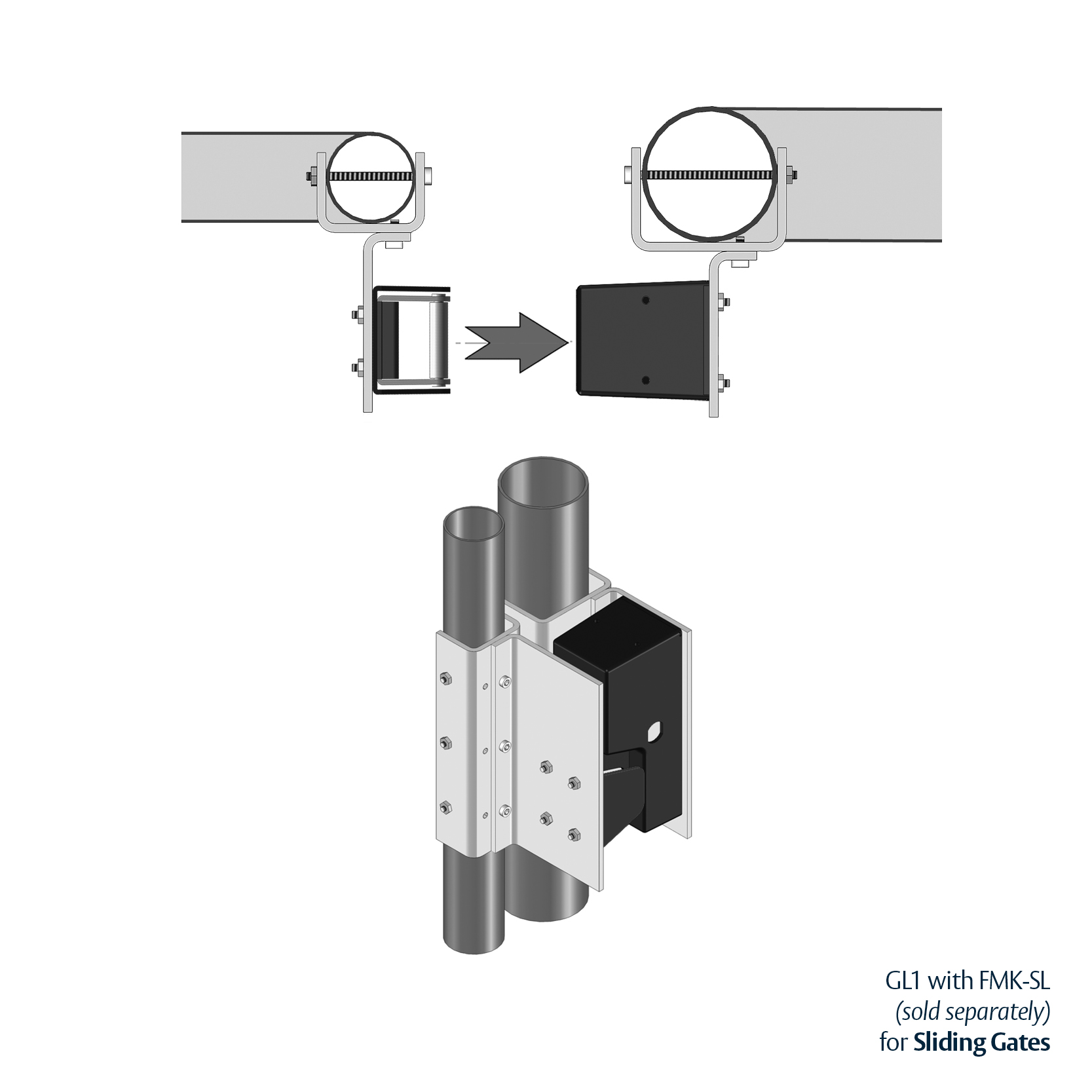 GL1 Electromechanical Gate Lock