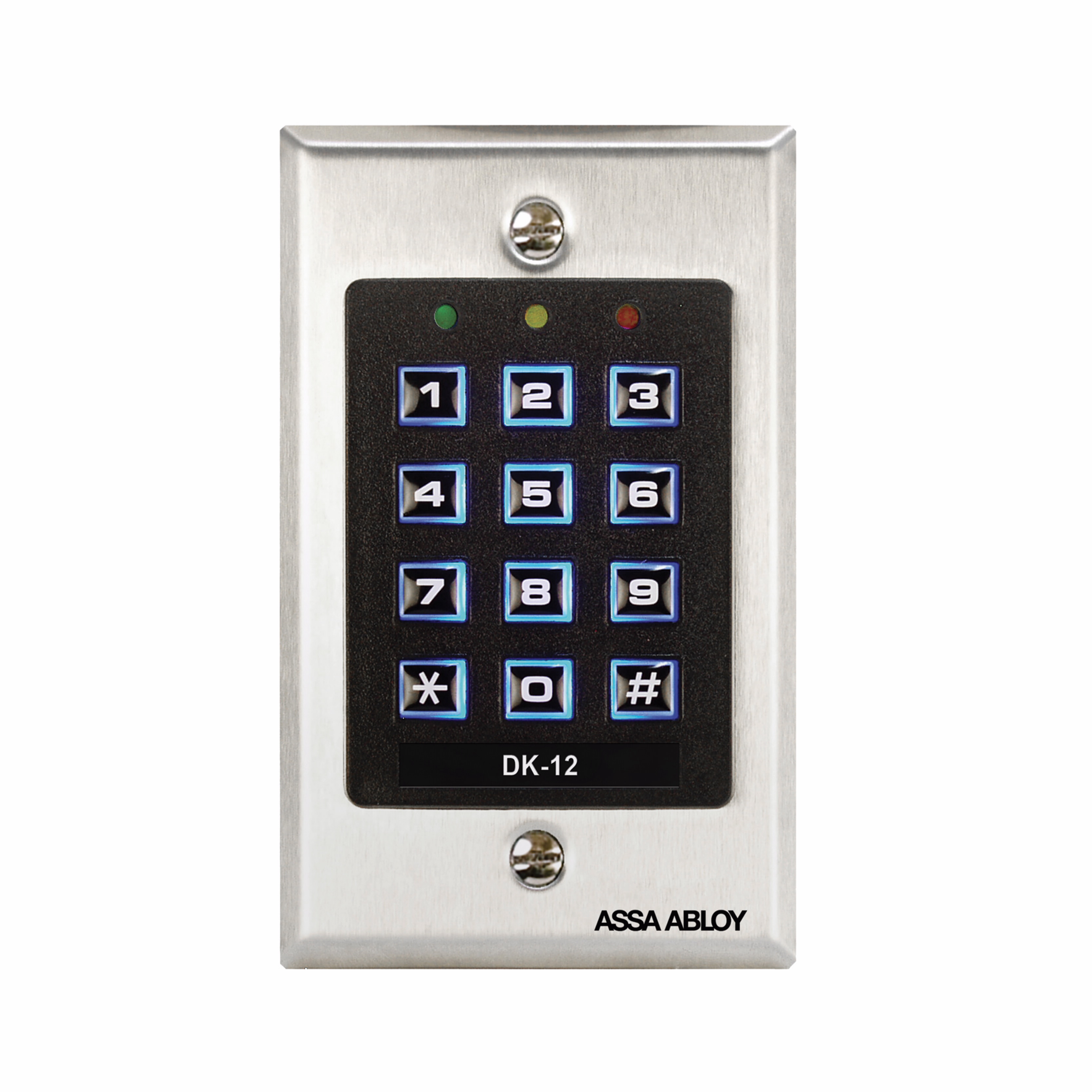 Securitron Single Gang Digital Keypad System with Illuminated Keys 99 User Code Capability 